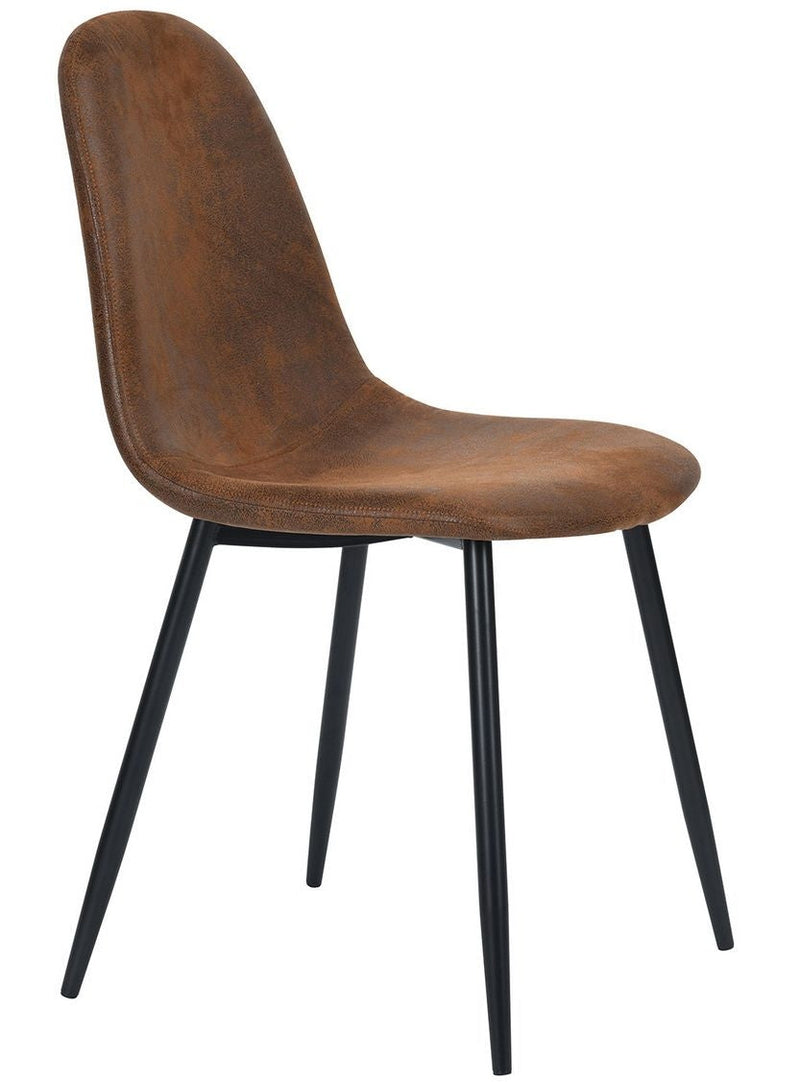 39F Charlton Suede Dining Chair, Brown U0