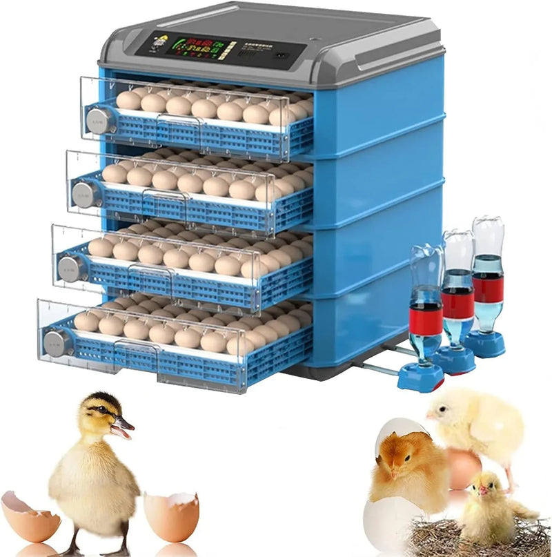 Egg Incubator, 192/256/500 Egg Incubator, Poultry Hatcher Machine with Automatic Egg Turning, Temperature & Humidity Control and LED Screen, General Purpose Incubator for Chickens Ducks Birds,500 I3