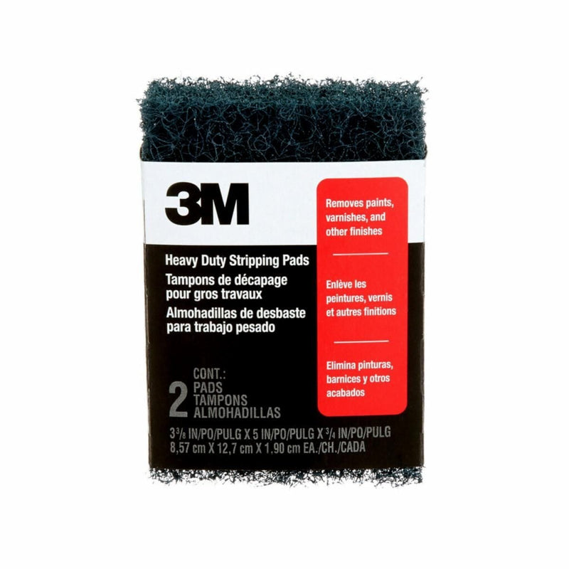 3M Heavy Duty Stripping Pad for Flat Surfaces, 2-pk P9