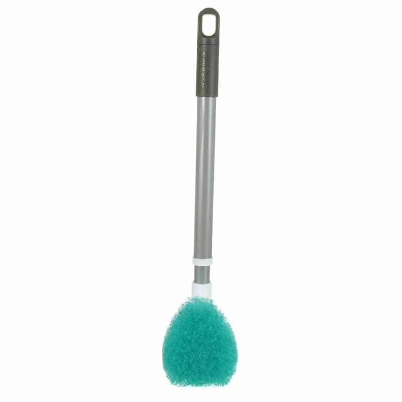 3M Scotch-Brite Non-Scratch Shower & Bath Scrubber/Scrub Brush with Extendable Handle M0