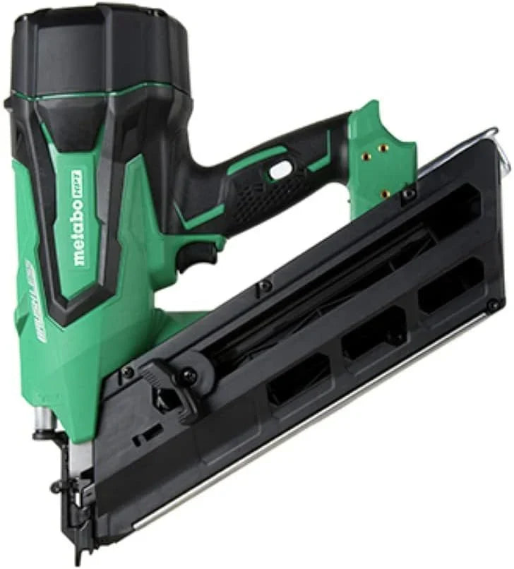 18-volt cordless frame nail gun | Only tool - No batteries | Brushless motor | 2-inch to 3-1/2-inch cut-and-offset circular paper tape nails | 30° magazine | Lifetime tool warranty F6