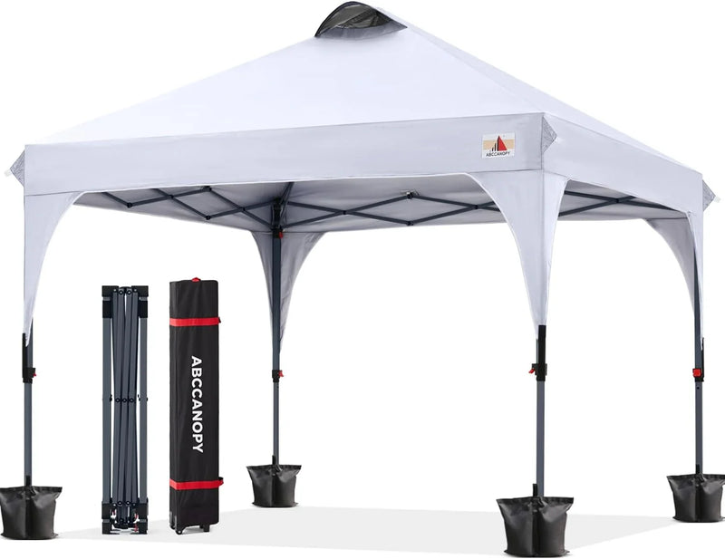 Outdoor retractable sunshade tent (10x10) camping sun shelter series, grey version M2