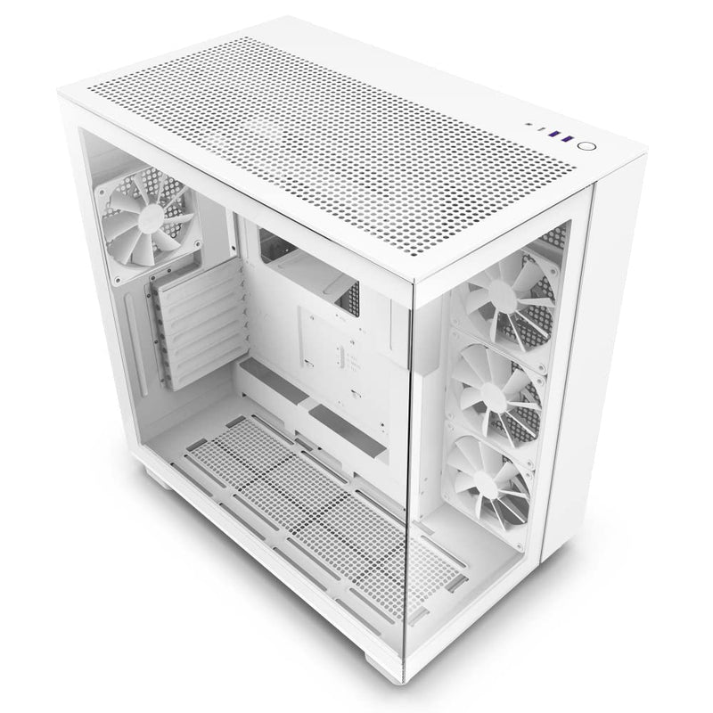 H9 Flow Dual-Chamber ATX Mid-Tower PC Gaming Case E1