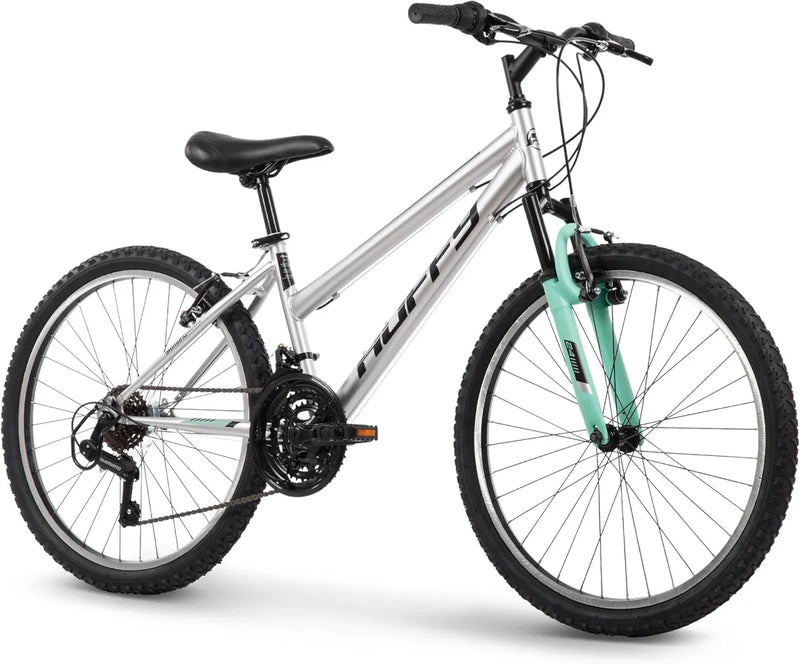 Mountain Hardtail Mountain Bike for Boys/Girls/Men/Women, 20"/24"/26" Sizes, 6 or 21 Speed Shimano Twist Shifting, Front or Dual Suspension, Comfort Saddle, Sleek Colors T5