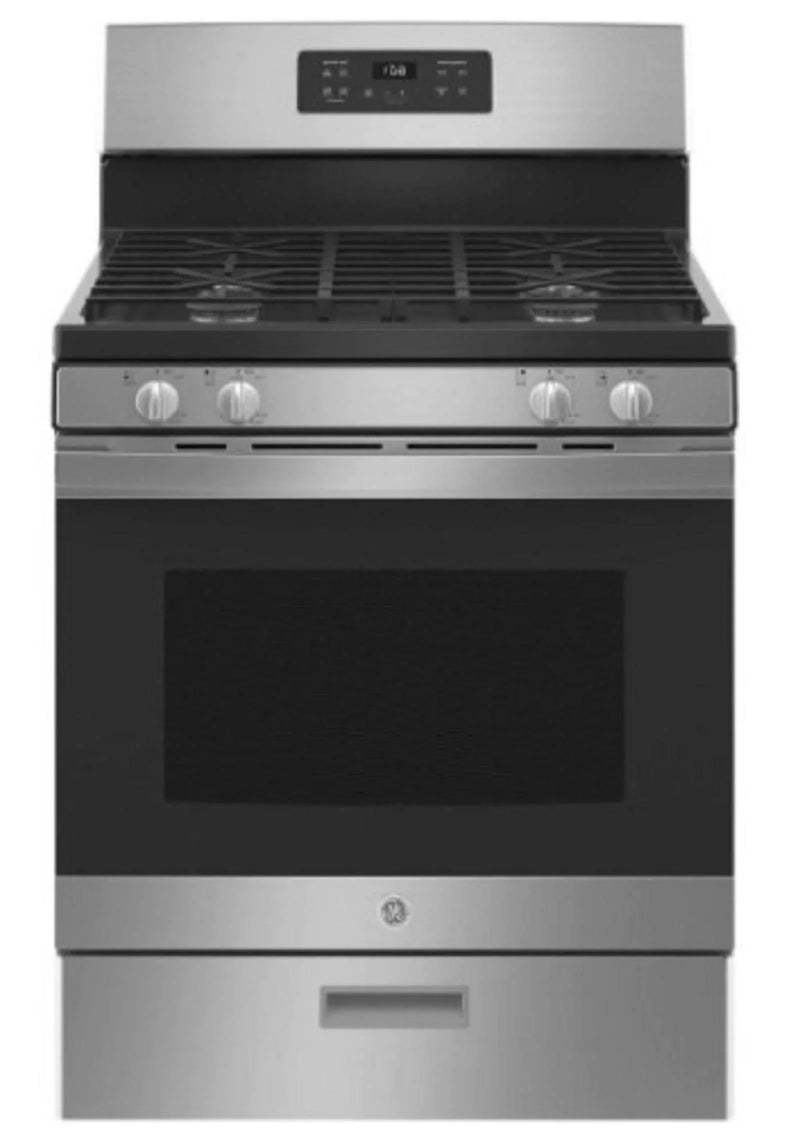 Enjoy cooking and baking 30-in 4 Burners 4.8-cu ft Freestanding GAS Range (Stainless Steel) Z1