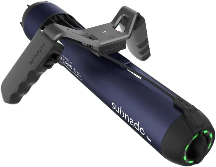 Underwater Scooter Lite, Water Sports Diving Scooter with Removable Handle, Compact and Portable Water Scooter for Adults&Kids, Scuba Diving Snorkeling Sea Scooter Multiple Uses, Blue Z6