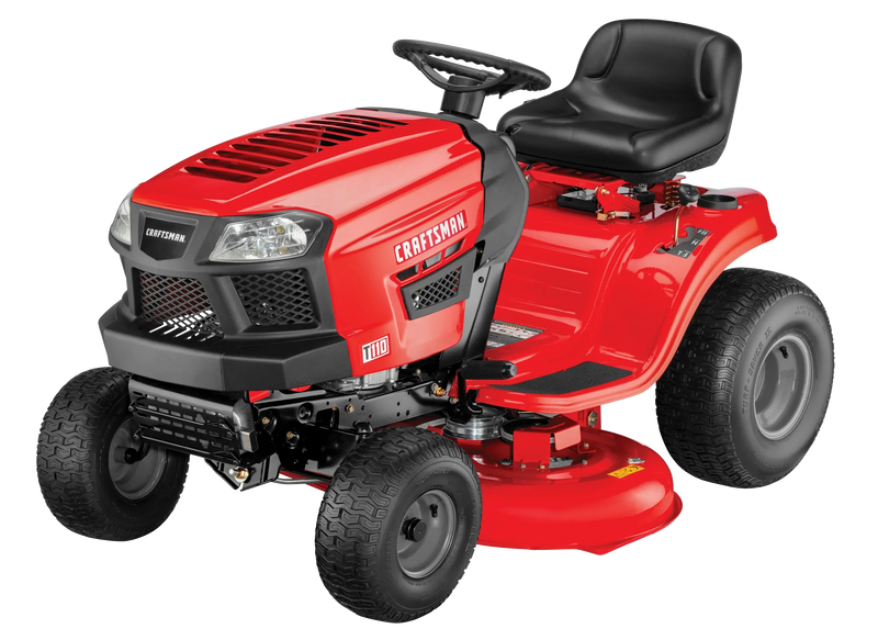 Craftsman T110 42-in Riding Lawn Mower -- 17.5 HP Briggs & Stratton Engine -- 7-Speed Transmission -- Model 13AN77XS093 V0
