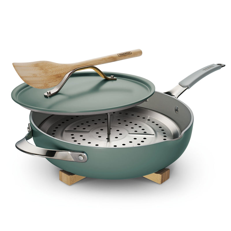 5 Qt All-in-One Plus Pan with trivet - Sea Salt S6