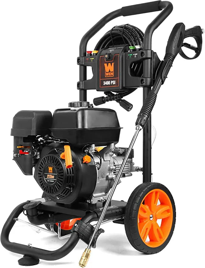 Gas Pressure Washer, 3400 PSI, 2.7 GPM, 212cc Engine, CARB Compliant A9