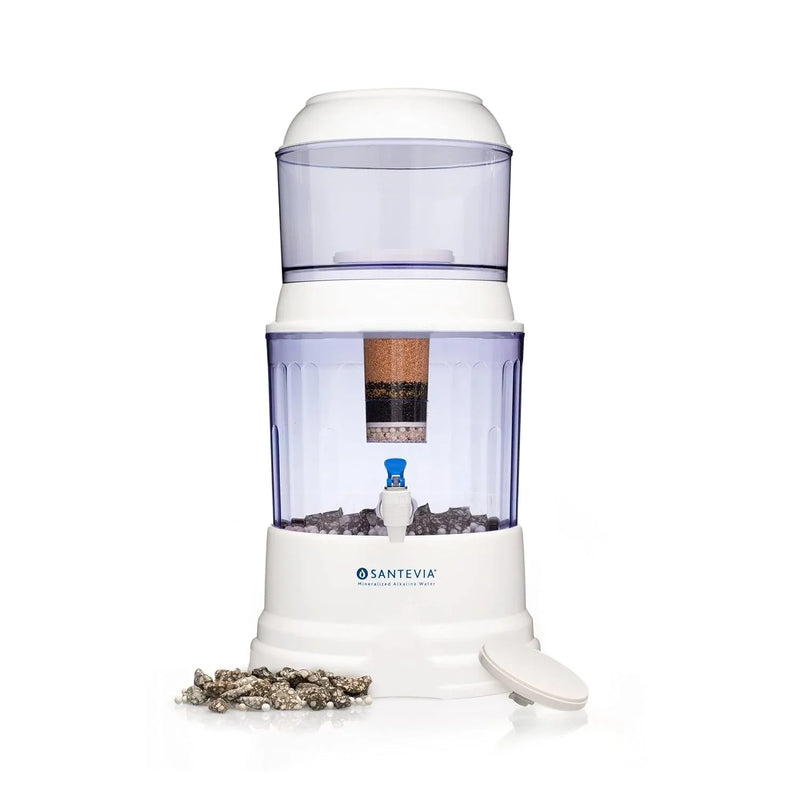 Counter-top type - Enhanced alkaline and fluoride filter | Household water filter that makes water alkaline and adds minerals | Chlorine and fluoride filter K0