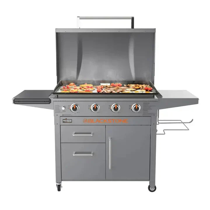 Blackstone ProSeries 4-Burner 36" Griddle Cooking Station with Hood D5