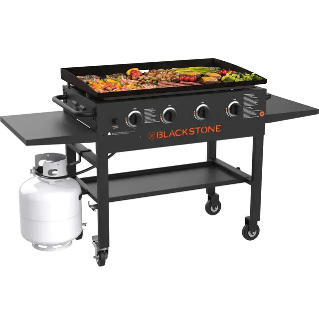 Blackstone 4-Burner 36" Griddle Cooking Station with Side Shelves Q4