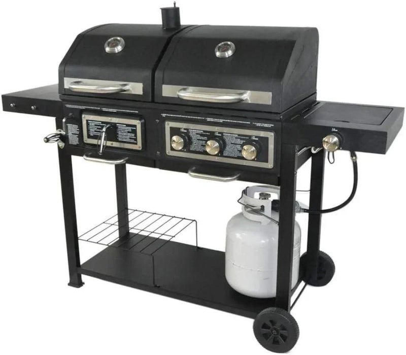 Dual Fuel Combination Charcoal/Gas Grill G4