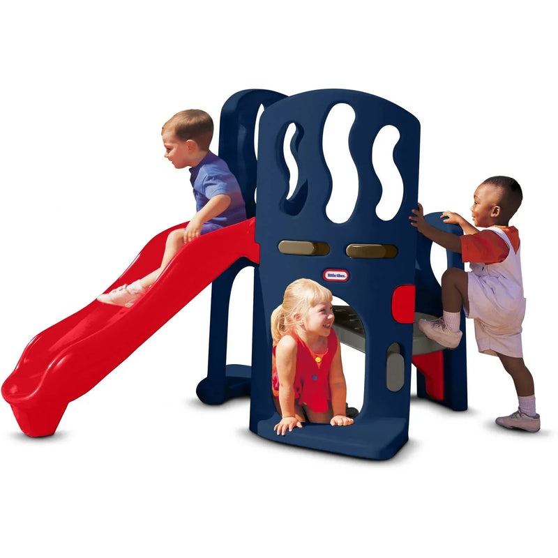 Hide & Slide Climber, Blue & Red - Climbing Toy and Slide for Kids Ages 2 to 6 C7