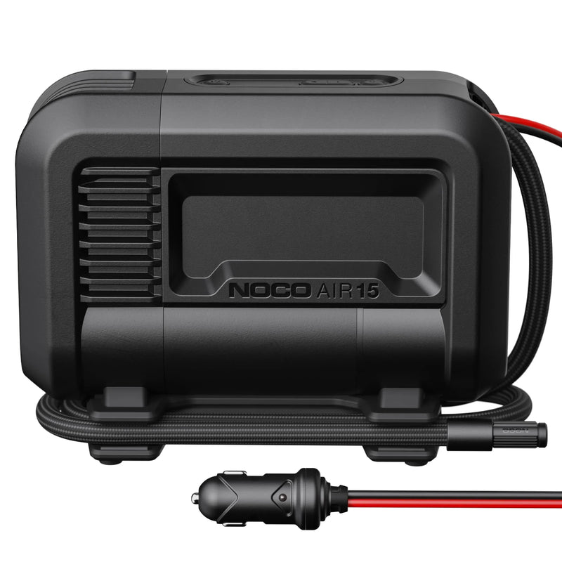 UltraFast 15A Tire Inflator, 12V Portable Air Compressor Pump, Rated at 80 PSI, Inflates Tires from 0-40 PSI in 2.9 Minutes with a Digital Gauge, Smart Pressure and Auto-Shutoff A0