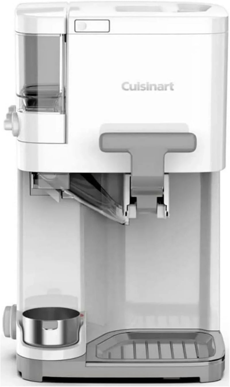 Cuisinart Soft Serve Ice Cream Machine- Mix It In Ice Cream Maker for Frozen Yogurt, Sorbet, Gelato, Drinks 1.5 Quart, White, ICE-48 K0