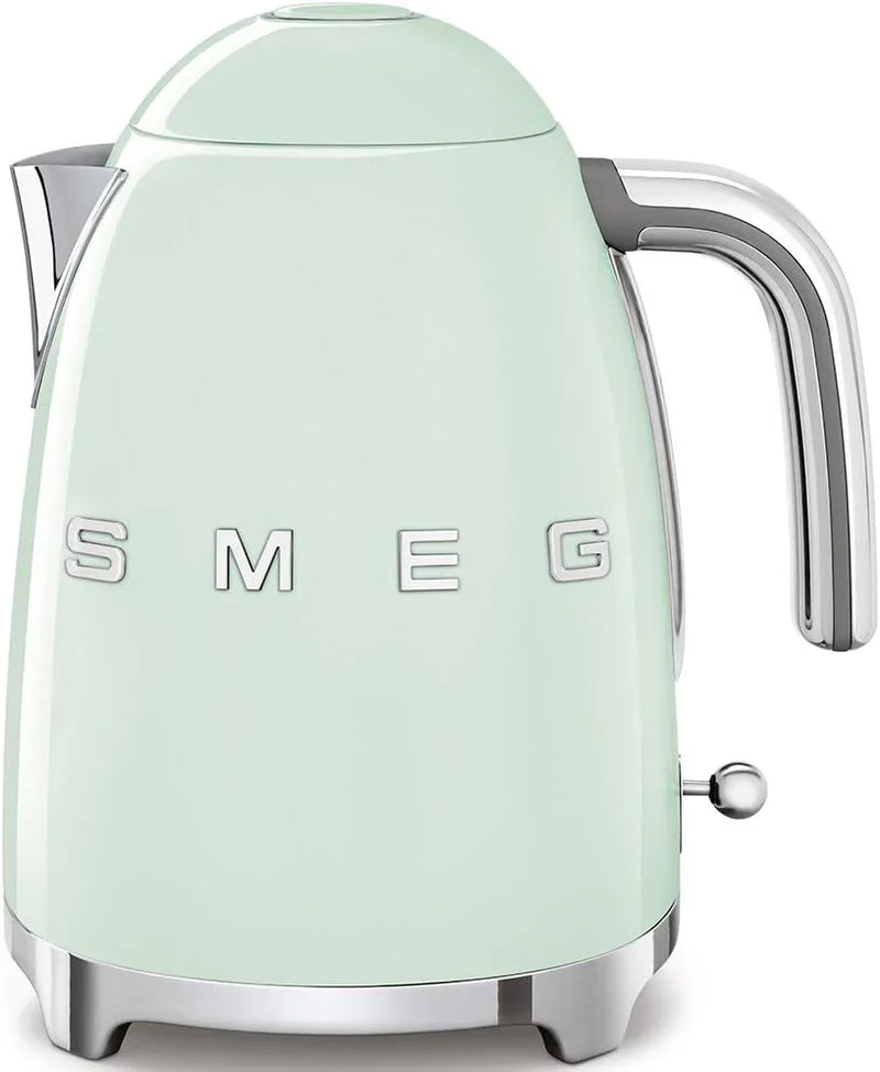 Retro style 7-tank electric kettle, featuring automatic power-off function, detachable base and water level indicator, with matte Canobrandt finish. F6