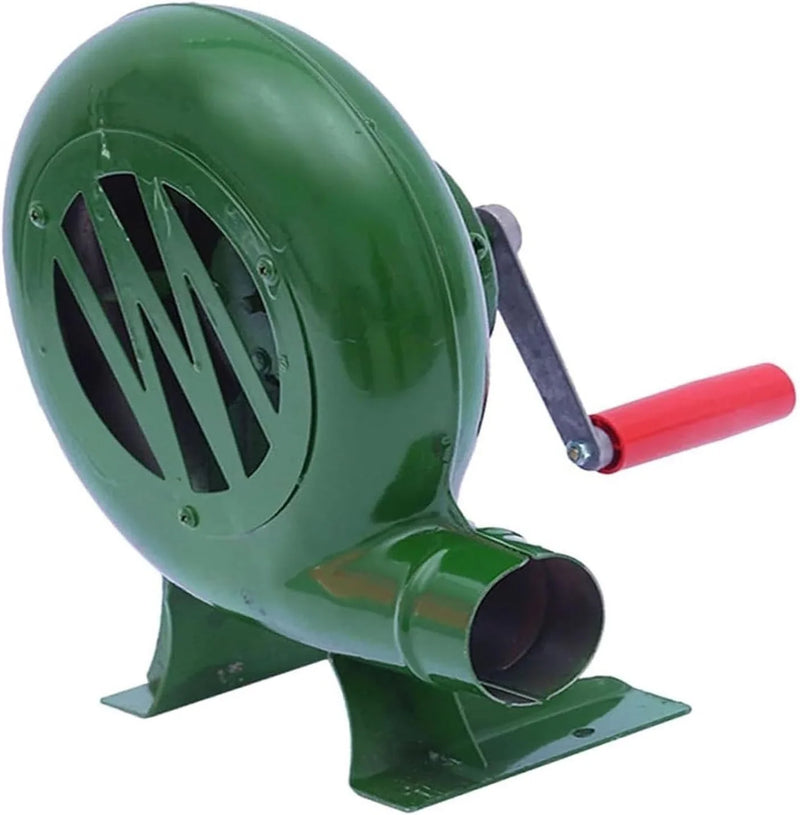 Blower Popcorn Fan, Manual BBQ Forge Air Blower with Hand Crank for Camping Picnic Outdoor - 80W-350W(150W) R6