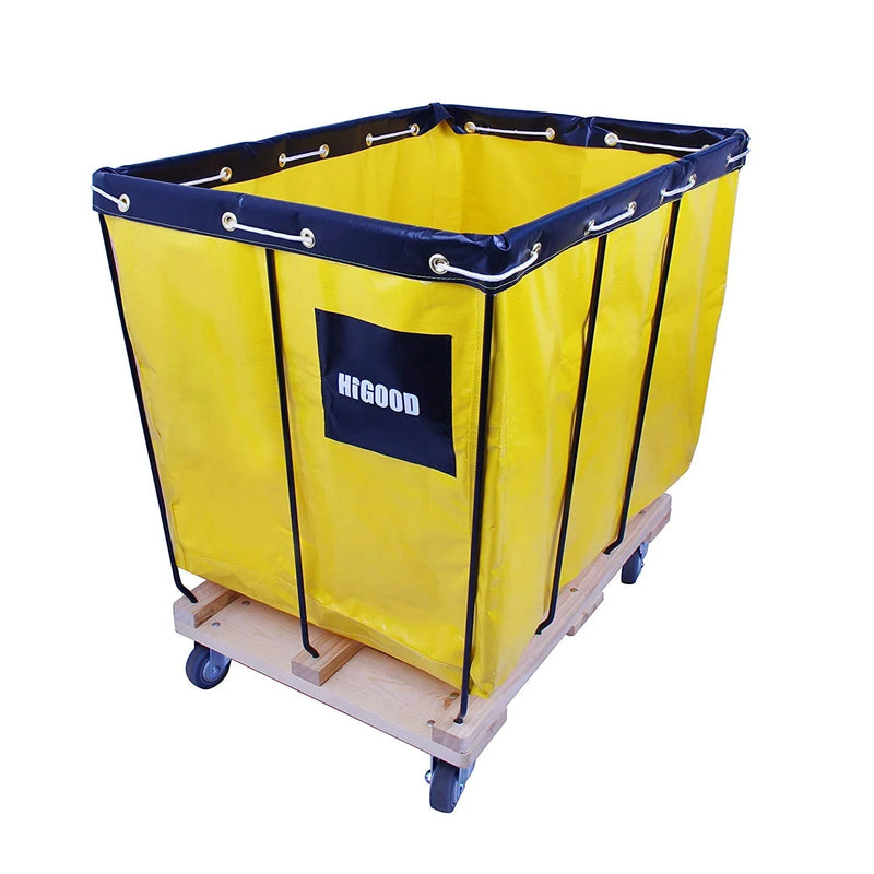 Basket Trucks,Service Carts Yellow 8 Bushel Knock Down Truck,Carts, 10.0 cu. ft, 400 lb, 34" L X 22" W X 30.5" H Capacity Z4