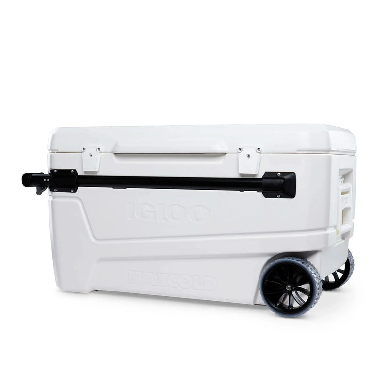 110 Qt Glide Pro Portable Large Ice Chest Wheeled Cooler B7
