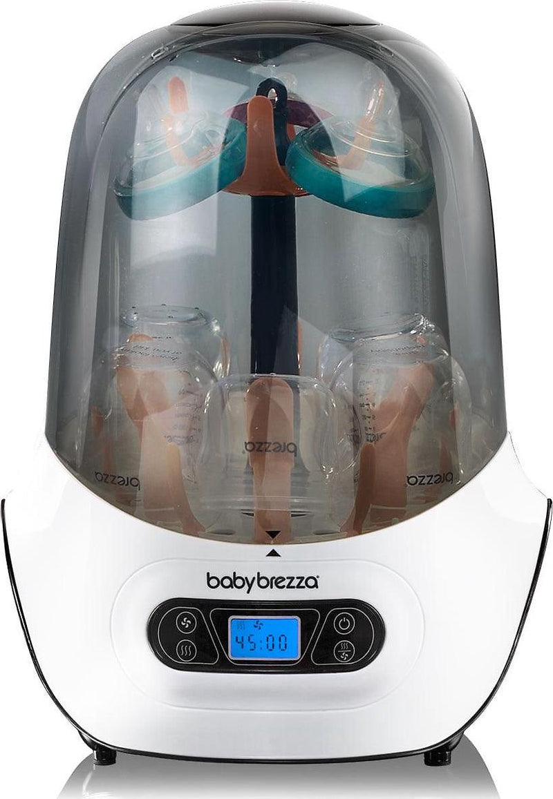 Baby Brezza Baby Bottle Sterilizer and Dryer Machine Electric Steam Sterilization - Pacifiers. Glass. Plastic. and Newborn Feeding Bottles W5