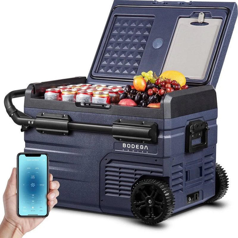 12 Volt 37 Qt. Portable Car Refrigerator, Car Freezer for Outdoor, Camping, Travel, RV,APP Control Z4