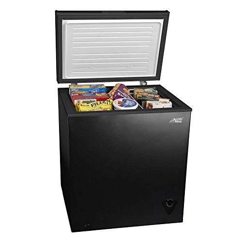 5 cu ft Chest Freezer for Your House, Garage, Basement, Apartment, Kitchen, Cabin, Lake House, Timeshare, or Business J4