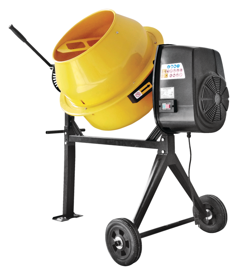 74013 5A Portable Electric Concrete Mixer, 115-L/4-cu-ft E1