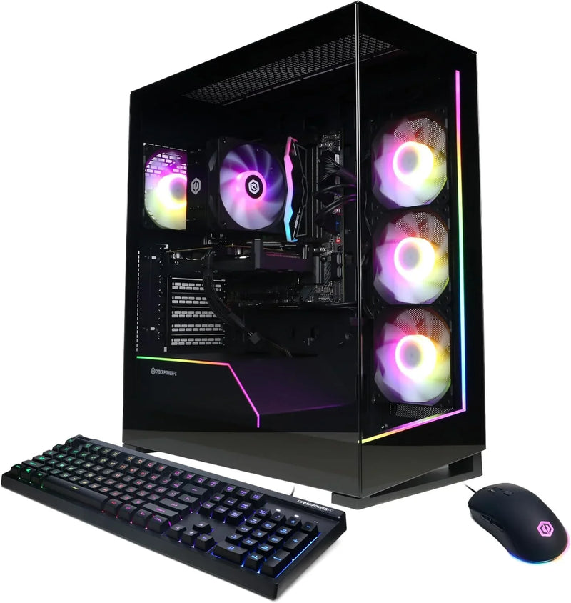 Gaming PC, Intel Core i5-13400F 2.5GHz, GeForce RTX 4060 8GB, 16GB DDR5, 1TB PCIe Gen4 SSD, WiFi Ready & Windows 11 Home (GXiVR8060A24) E7