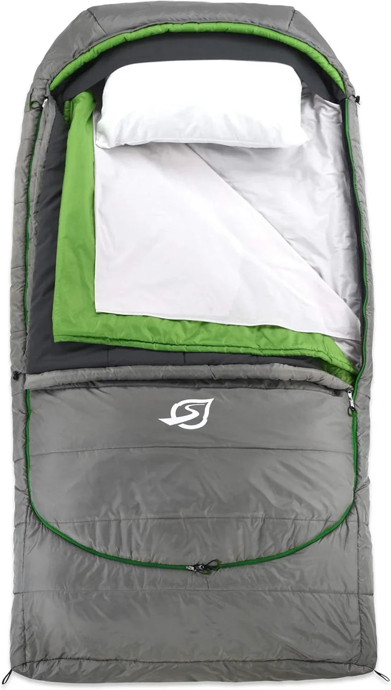 Adult Cloud-style sleeping bag - Adjustable multi-layer design, suitable for use in 3 to 4 seasons - Includes cotton bedding D4