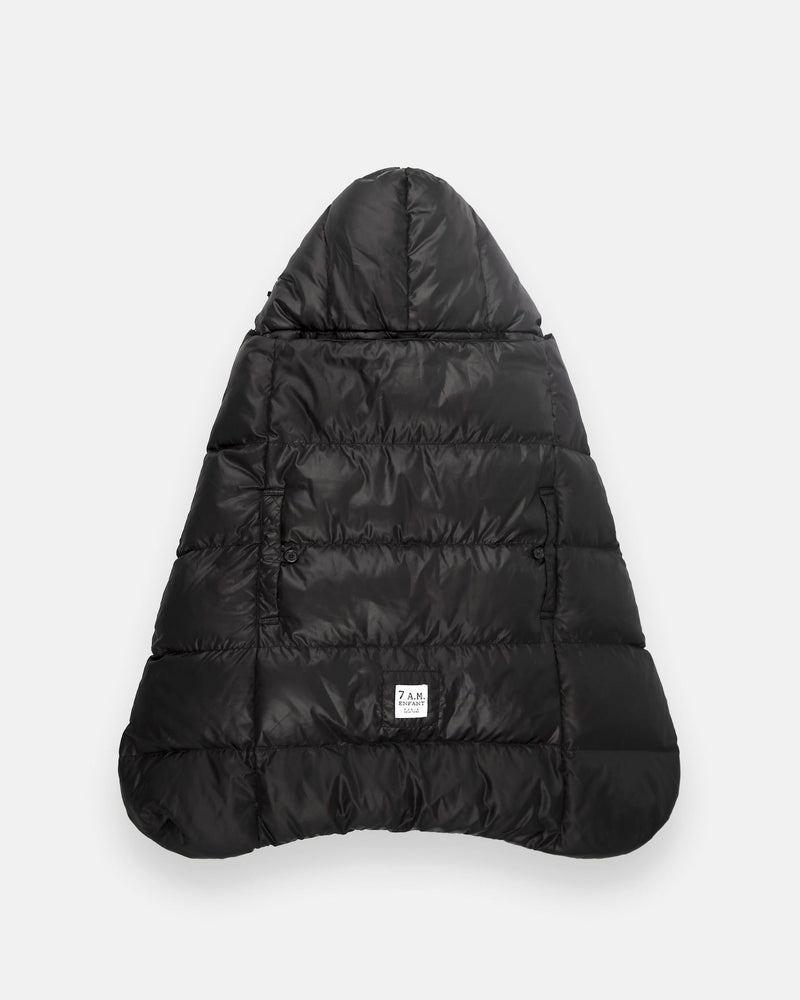 7AM Enfant Heavyweight, K-Poncho Black Plush Q8