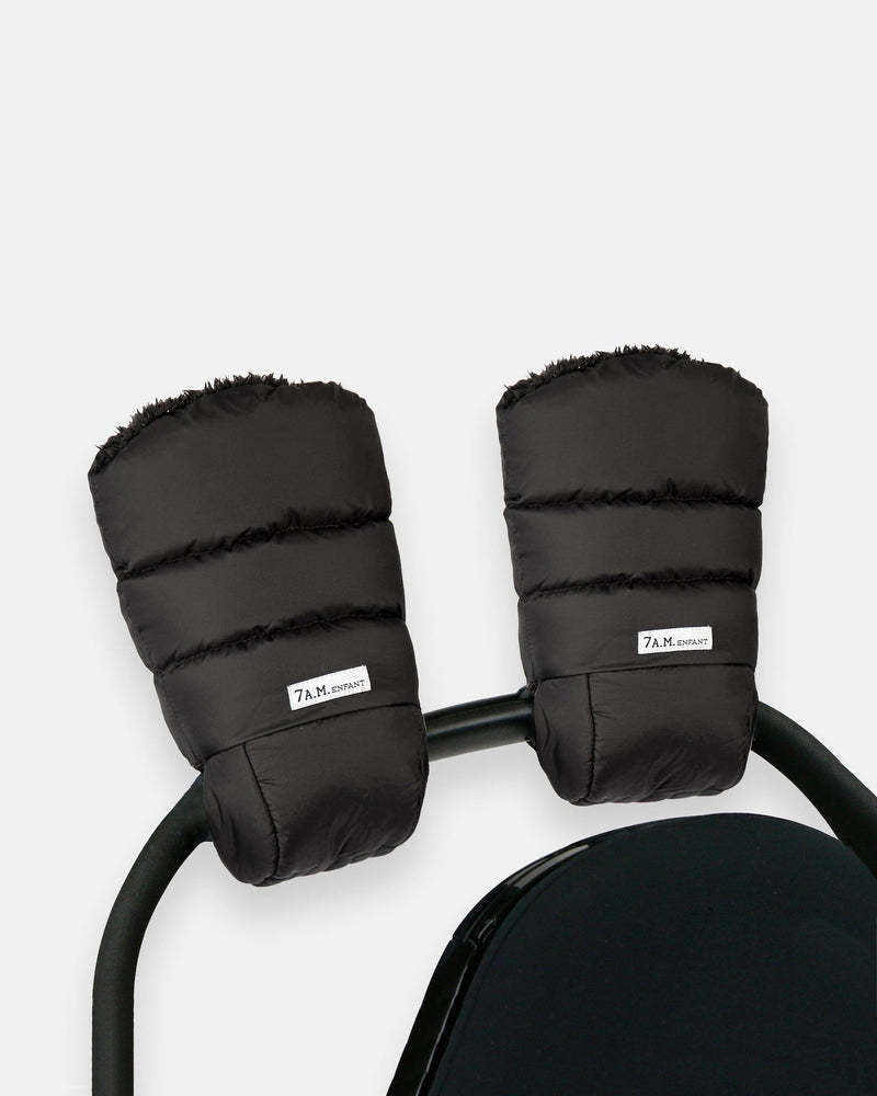 7AM Enfant Warmmuffs - Black Plush G8