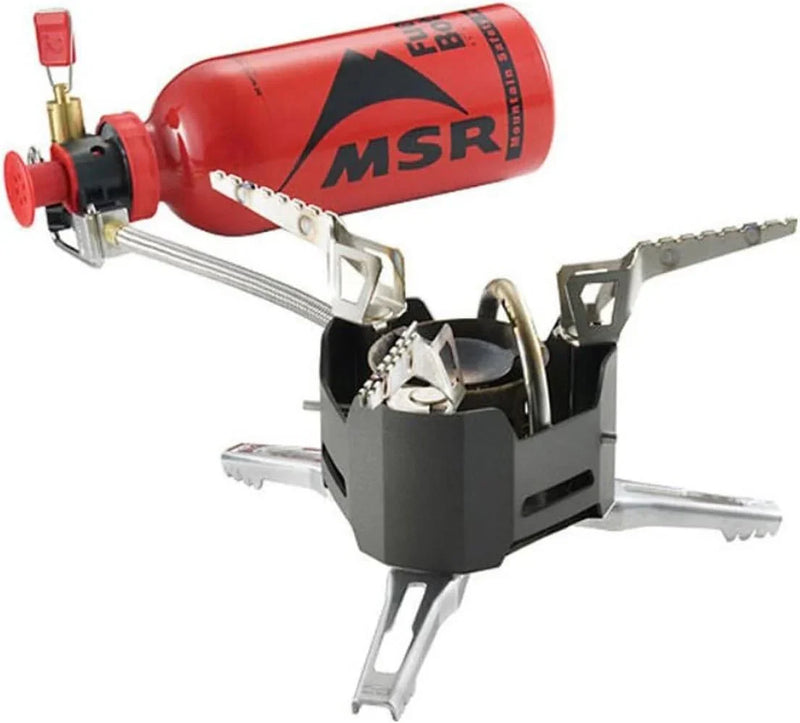 Multi-fuel camping stove for mountain exploration R4