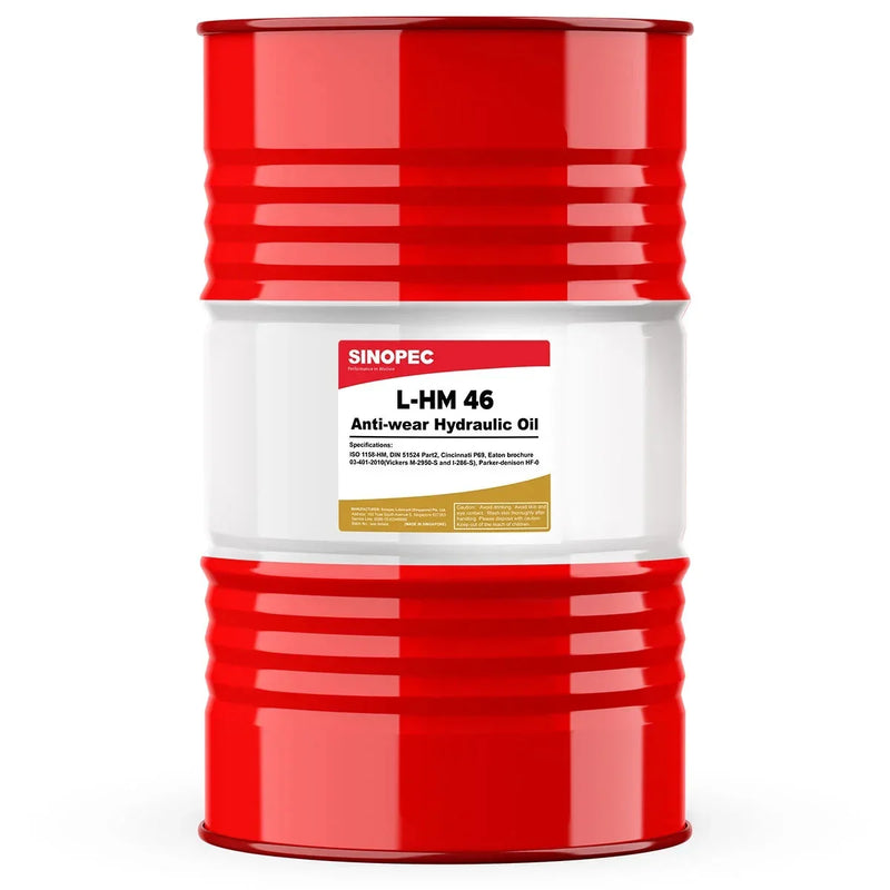Premium Anti-wear Hydraulic Oil Fluid - 55 Gallon Drum (200L - 52.83 GAL) A4