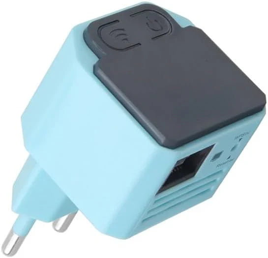 Wireless network dead zone problem Simple installation 300Mbps wireless signal enhancer and access point N300 Wireless signal extender - (Color: Blue) T9