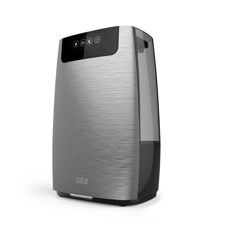 Enrichment HumeXL Ultrasonic Cool Mist Humidifier - Large, Easy-to-Clean Tank, High/Low Mist, 2 360 Mist Nozzles and Night Mode E4