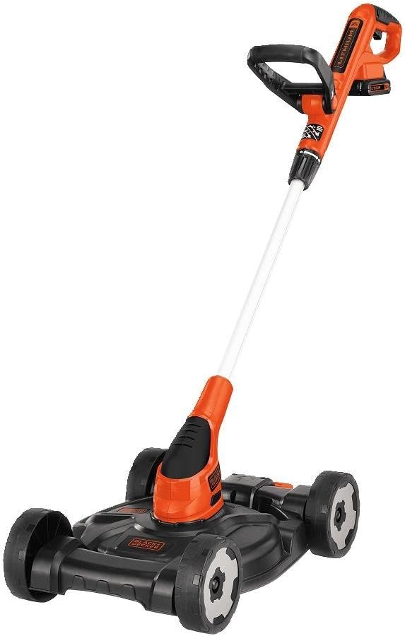 BLACK DECKER Combination String Trimmer, Lawn Mower, and Edger, Cordless 3-in-1 N6