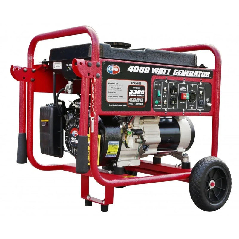 4000 Watt Generator APGG4000, 4000W Portable Generator for Home Use Power Backup, RV Standby, Hurricane Damage Restoration Power Backup, EPA Certified G7