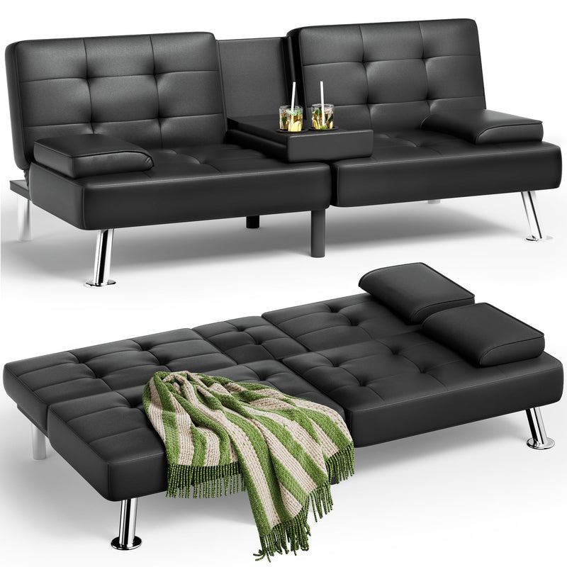 Modern Convertible Folding Futon Sofa Bed G9
