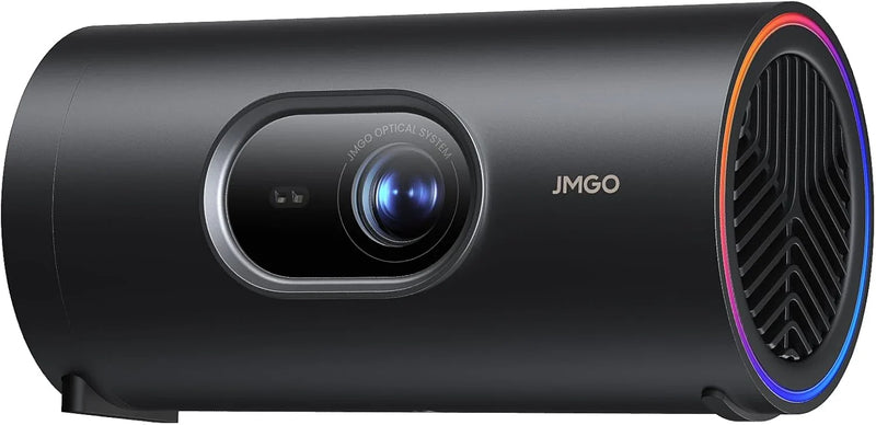 1080P intelligent portable projector, Google TV, 400 lumens, 8-watt Dolby Digital Sound, 3D activation function, HDR10 standard, mini projector with Wi-Fi and Bluetooth functions, suitable for home and outdoor use, equipped with optical filter. K8