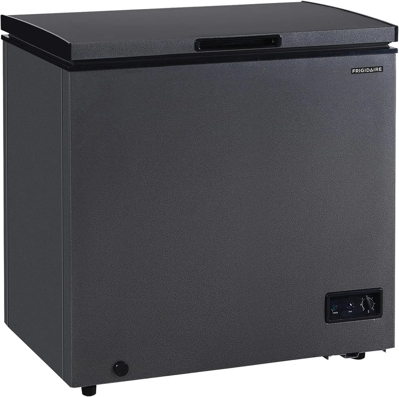 Frigidaire 7 Cu. Ft. Chest Freezer, Granita Finish, Adjustable Thermostat, Easy Defrost, Removable Basket I5