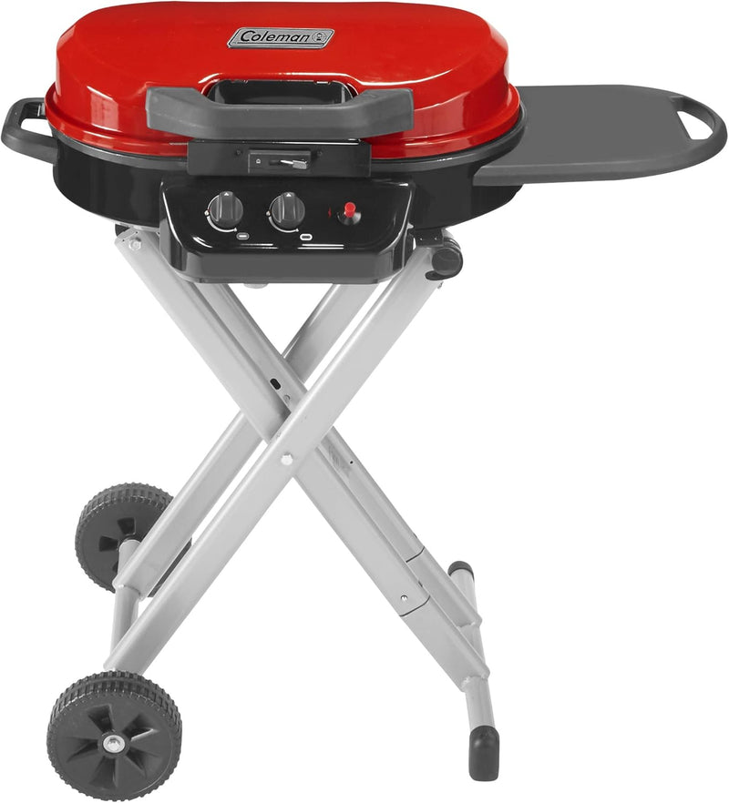 285 Portable Stand-Up Propane Grill - Grill with 3 Adjustable Burners, Instastart Ignition and 20,000 BTUs of Power - 285 Sq. In. Cooking Area W8
