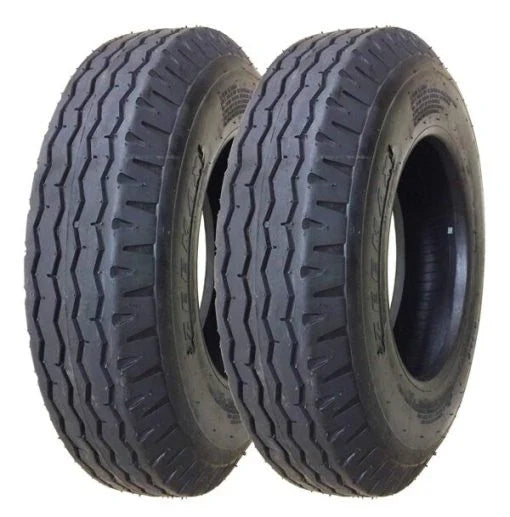 Heavy Duty Highway Trailer Tires 8-14.5 14PR Load Range G Set 2 I7
