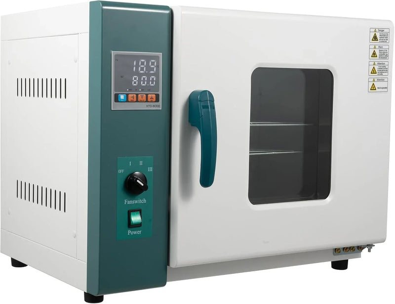 110V 1000W Horizontal Electric Blast Drying Oven 45L/12Gal Lab Forced Air Convection Drying Oven with Intelligent Temperature Controller for Industrial, Schools, Research Institutes E5