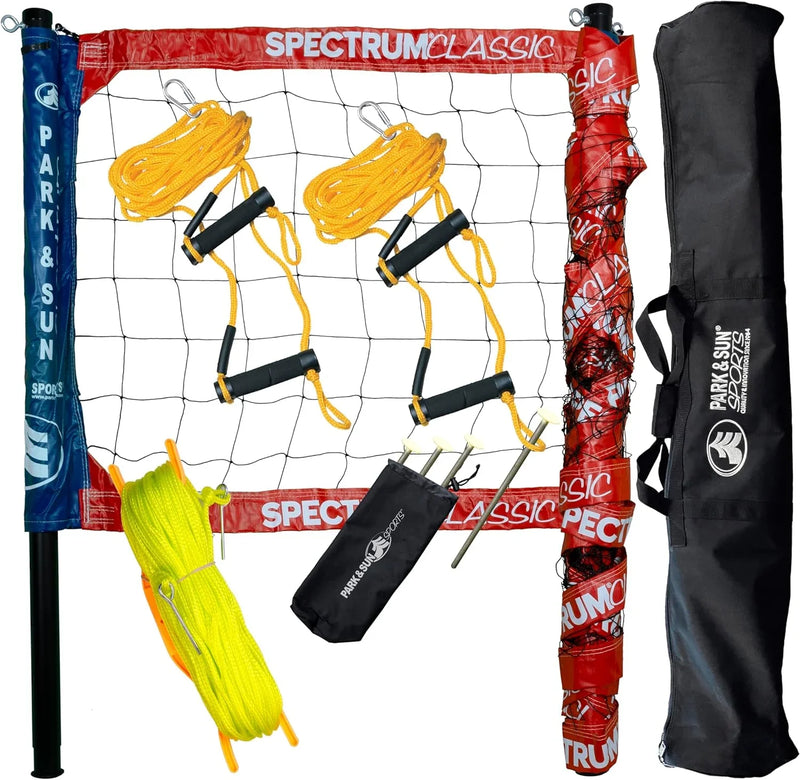 Adjustable professional outdoor volleyball net system M1