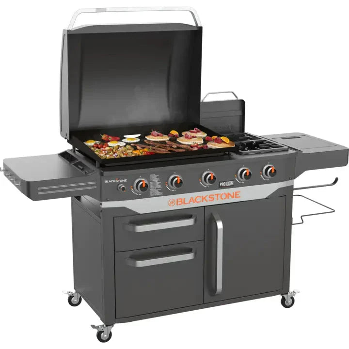 Blackstone ProSeries 5 Burner 28" Propane Griddle with Range Top S6
