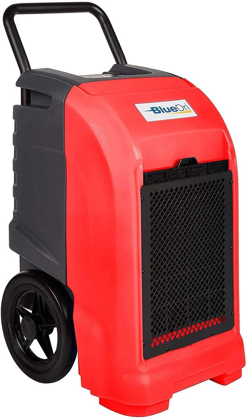 Commercial dehumidifier, suitable for homes, basements, garages and workplaces. Industrial water loss treatment equipment - a set of 1-piece, blue U4