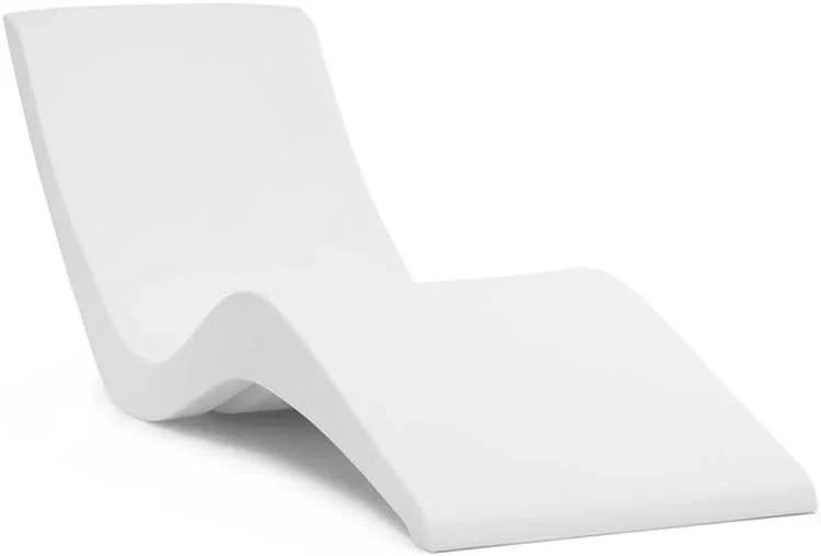 Classic White - in-Pool Chaise Lounger – Designed for Water Depths Up to 9” – Aqua Outdoors – Set of 2 – Compatible with All Pool Types - Poolside & Sun Deck Tanning X5