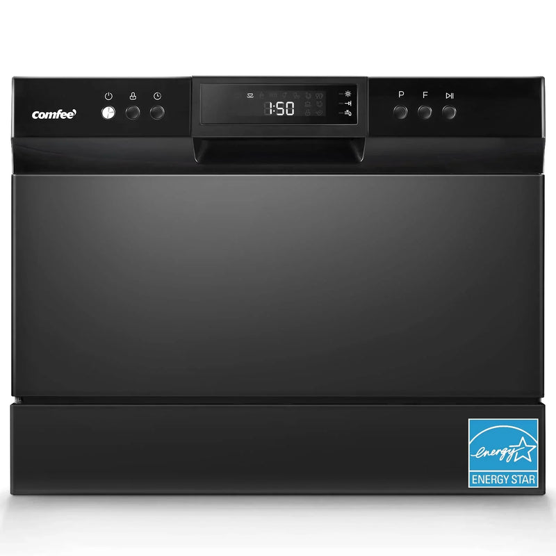 COMFEE' Portable Countertop Dishwasher for Dorm, RV& Apartment F8