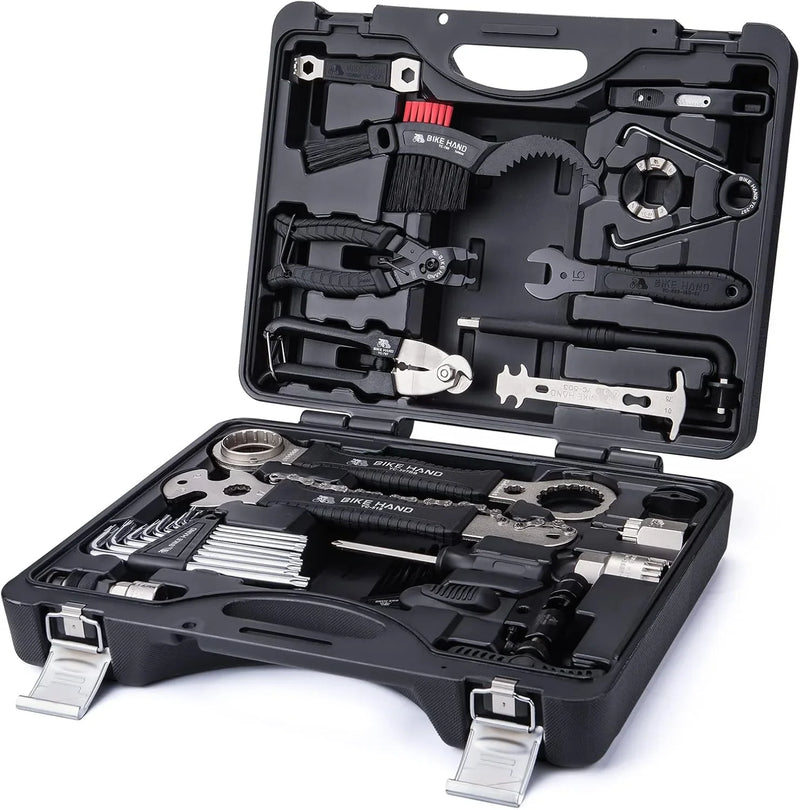Bike Bicycle Repair Tool Kit 34 Piece Multi Tool Bicycle Maintenance Set for Road Bikes and Mountain Bikes with Tool Box Z4